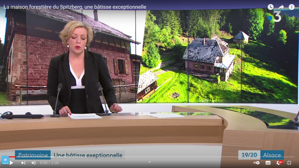 Reportage de France 3 Grand Est sur la maison du Spitzberg
