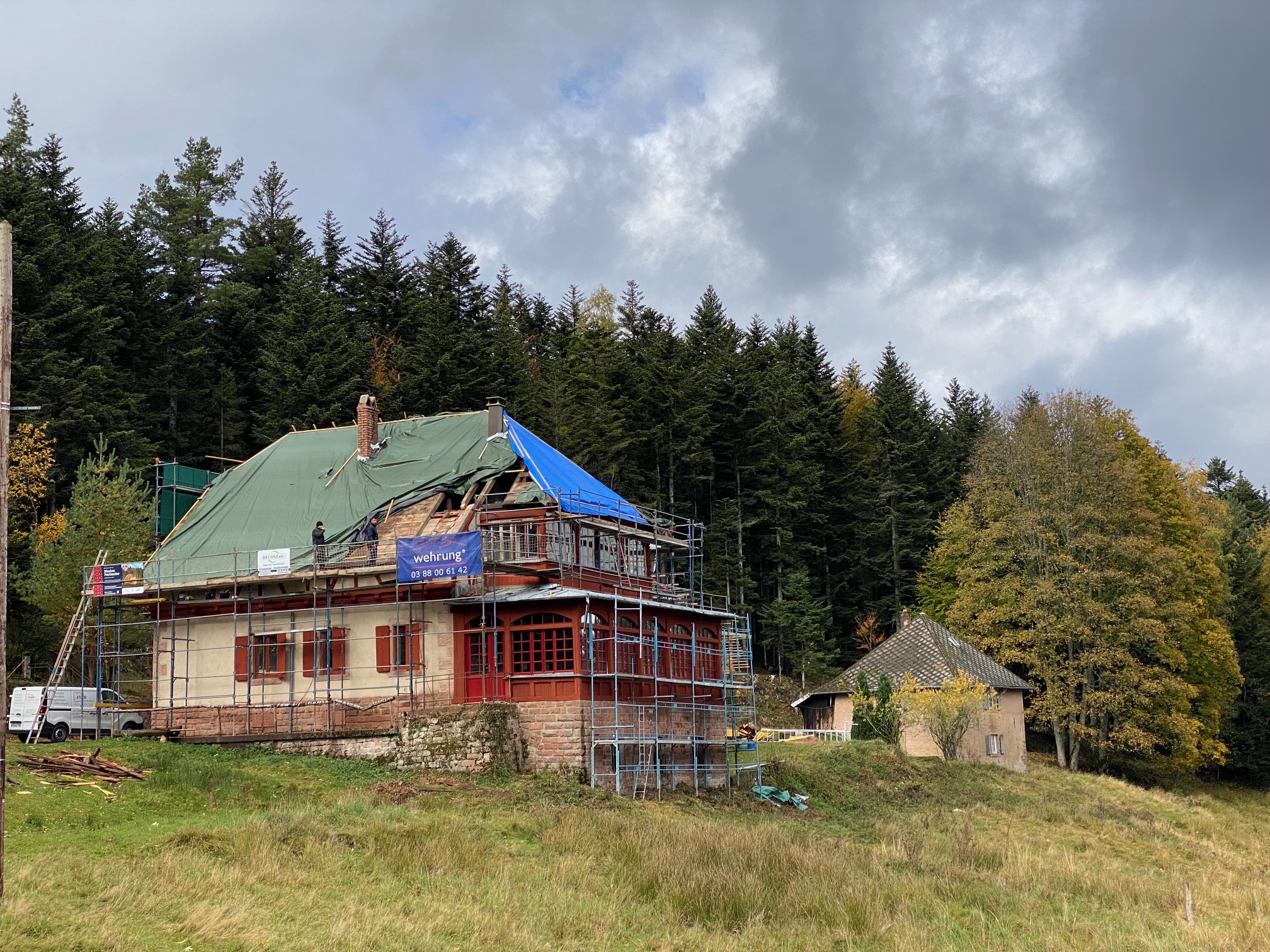 travaux-charpente-maison-forestière-spitzberg-dabo travaux-charpente-maison-forestière-spitzberg-dabo